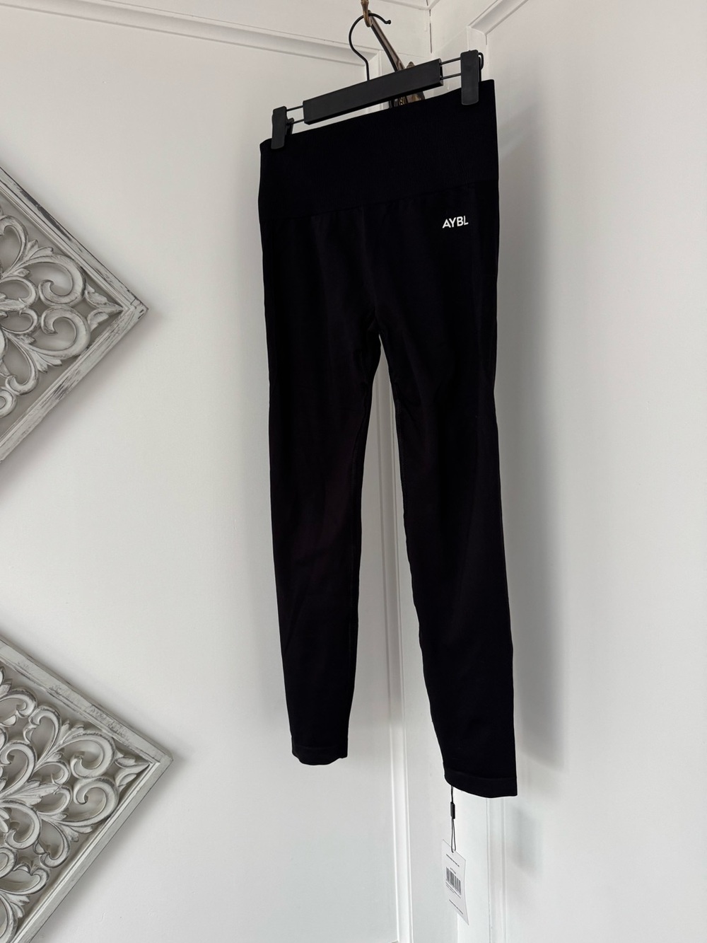 AYBL Black High-Waist Performance Leggings